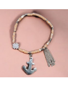 Bracelet Cristal Swarovski avec breloques