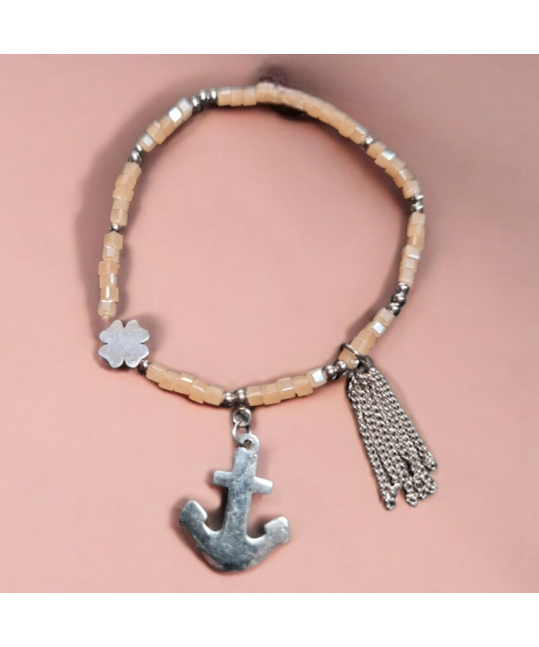 Bracelet Cristal Swarovski avec breloques