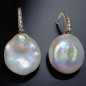 Boucles Perles d'eau douce Baroques Argent 925