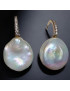 Boucles Perles d'eau douce Baroques Argent 925
