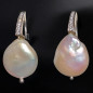 Boucles Perles d'eau douce Baroques Argent 925
