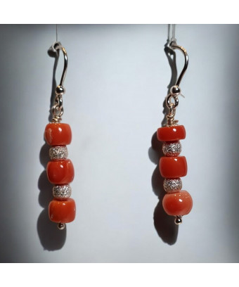 Boucles Corail Pendants...