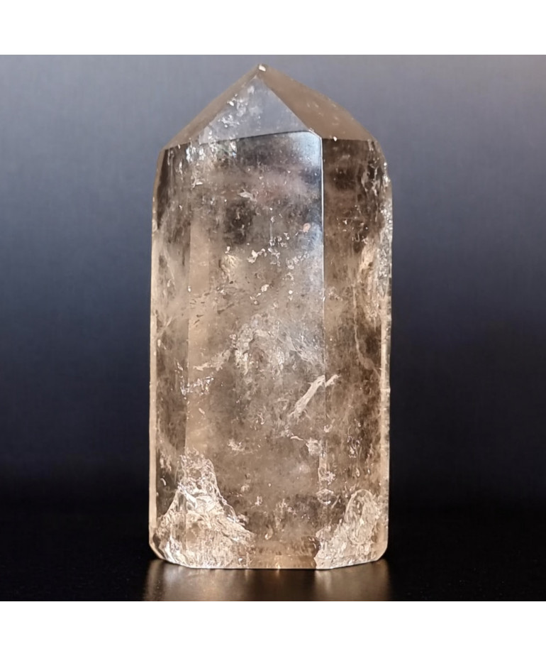 Cristal quartz fumé 362g