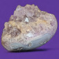 Géode Améthyste et Calcédoine 385g