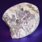 Géode Améthyste et Calcédoine 385g