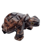 Tortue marron Onyx glacé