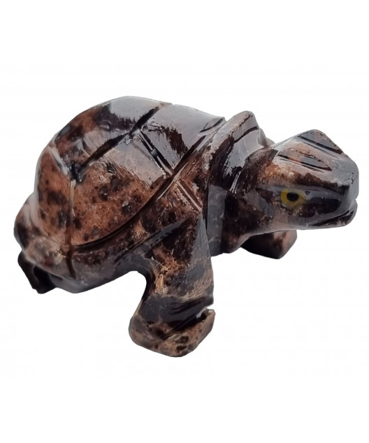 Tortue marron Onyx glacé