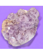 Géode Améthyste et Calcédoine 263g
