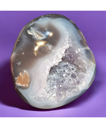 Géode Améthyste et Agate...