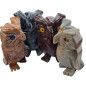 Chouette Onyx marron glacé
