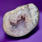 Géode Améthyste et Agate fleur 233g