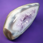 Géode Améthyste et Agate fleur 221g