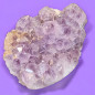 Géode Améthyste et Calcédoine 107g