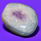 Géode Améthyste et Agate fleur 355g
