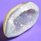 Géode Améthyste et Agate fleur 120g