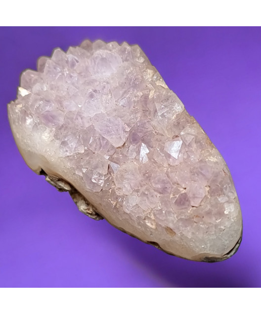 Géode Améthyste et Agate fleur 183g