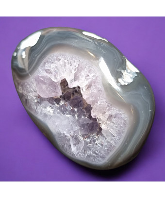 Géode Améthyste et Agate...