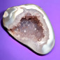 Géode Améthyste et Agate fleur 138g