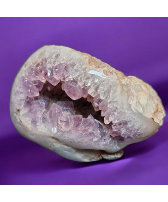 Géode Améthyste et Agate 217g