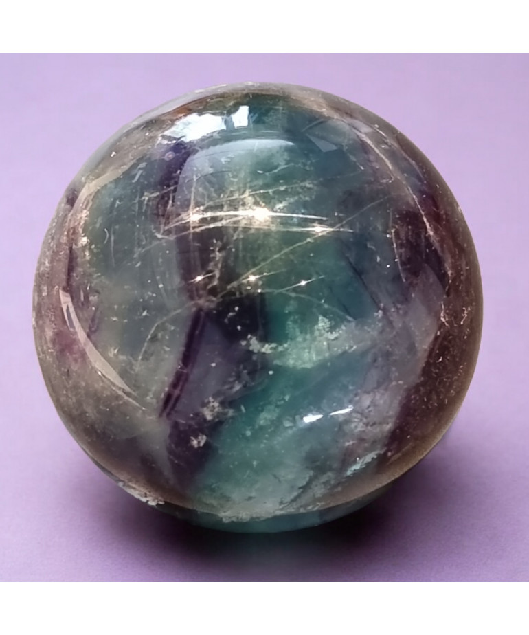 Boule Fluorite rainbow 157g