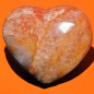 Cœur Agate de feu et Géode d'Améthyste 177g