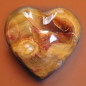 Cœur Agate fleur 139g