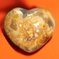Cœur Agate fleur 162g