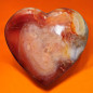 Cœur Agate fleur 410g