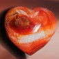 Cœur Agate de feu 156g