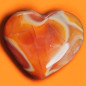 Cœur Agate de feu 156g