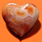 Cœur Agate de feu 136g