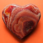 Cœur Agate de feu 225g