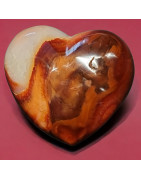 Cœur Agate de feu 284g