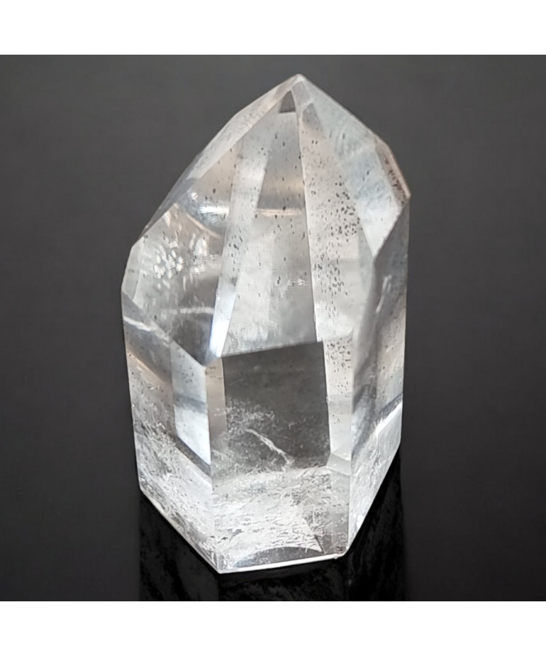 Cristal de roche Chlorite Pointe Monoterminée 34g