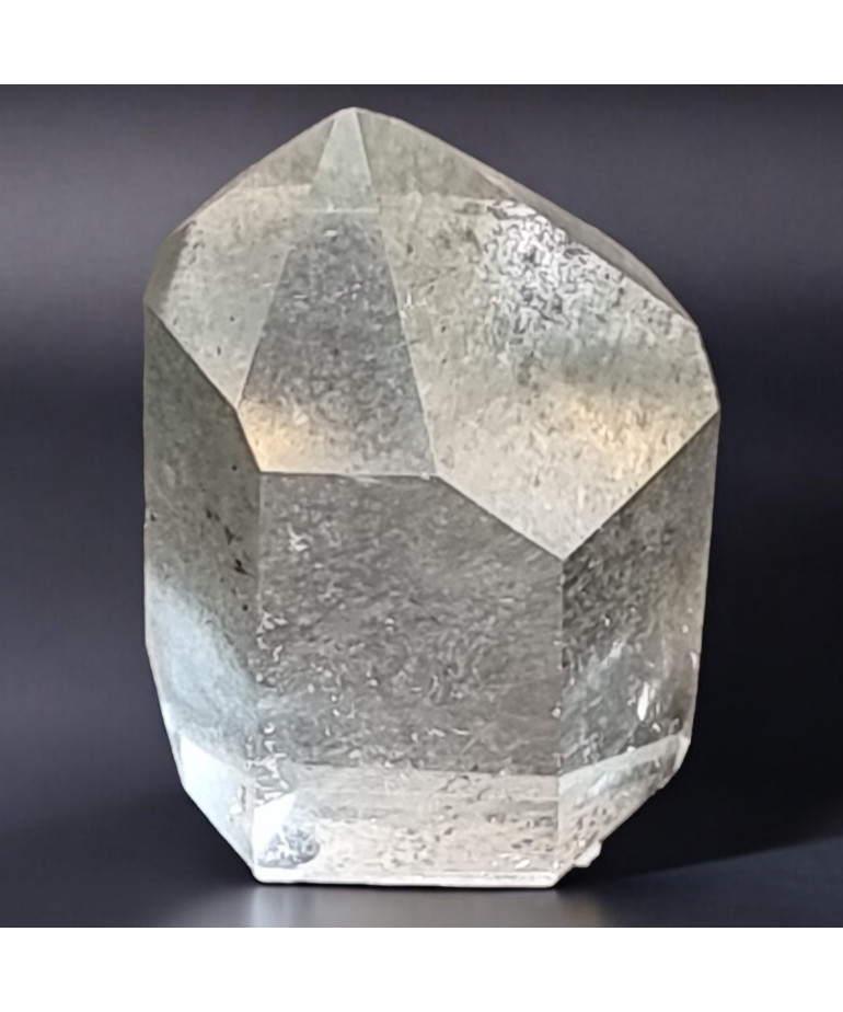 Cristal de roche Chlorite Pointe Monoterminée 19g