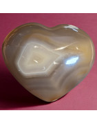 Cœur Agate du Botswana 182g