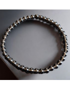 Bracelet Larmes d'Apache Pierres rondes 4mm