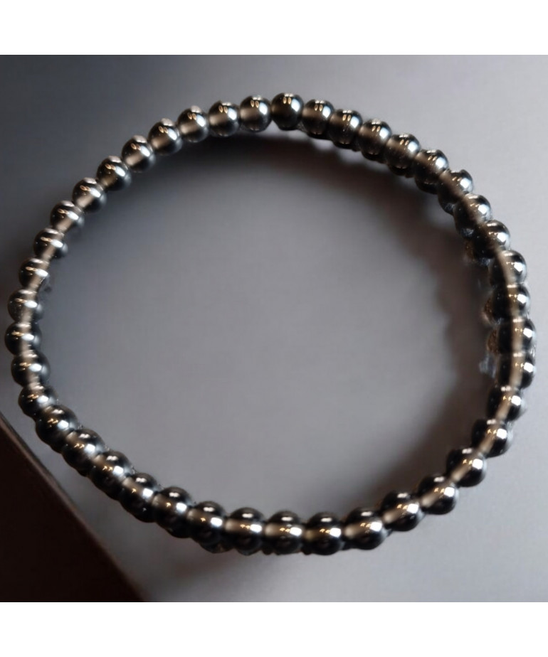 Bracelet Larmes d'Apache Pierres rondes 4mm