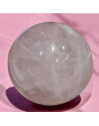 Boule Quartz rose étoilé 288g