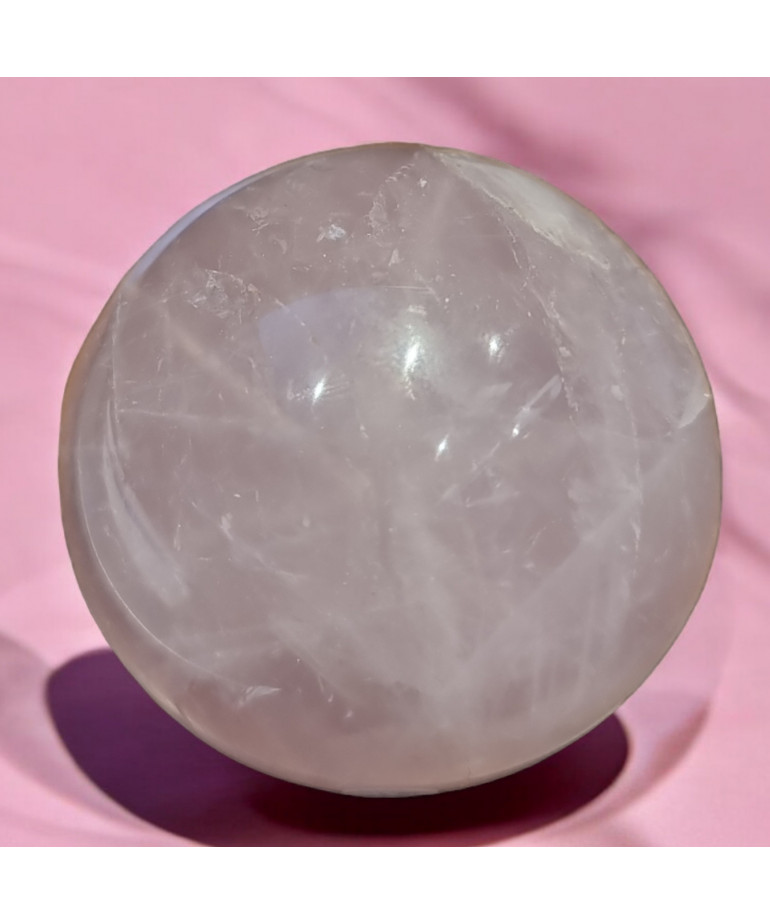Boule Quartz rose étoilé 288g
