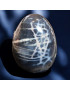 Menhir Agate du Botswana et géode de quartz 547g