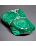Pierre brute polie Malachite 179g