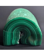 Pierre brute polie Malachite 39g