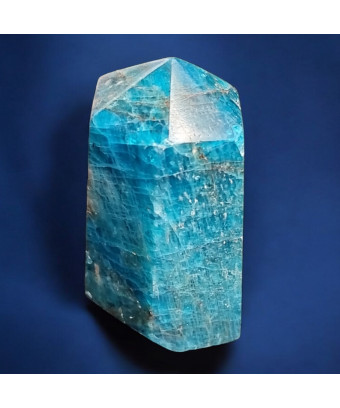 Obélisque Apatite bleue 61g