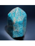 Obélisque Apatite bleue 89g