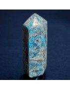 Obélisque Apatite bleue 111g