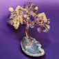 Arbre du bonheur Améthyste et Citrine 10cm