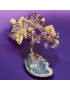 Arbre du bonheur Améthyste et Citrine 10cm