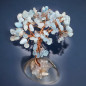 Arbre du bonheur Aigue marine 10cm