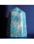 Obélisque Apatite bleue 120g